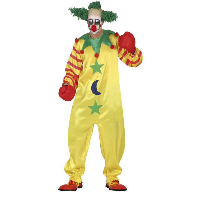 Costume d'Halloween Clown Homme Jaune L