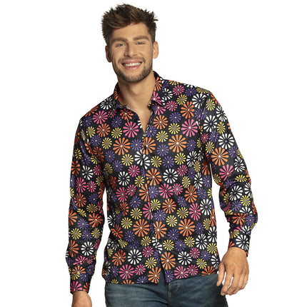 Chemisier Hippie Hommes Fleurs