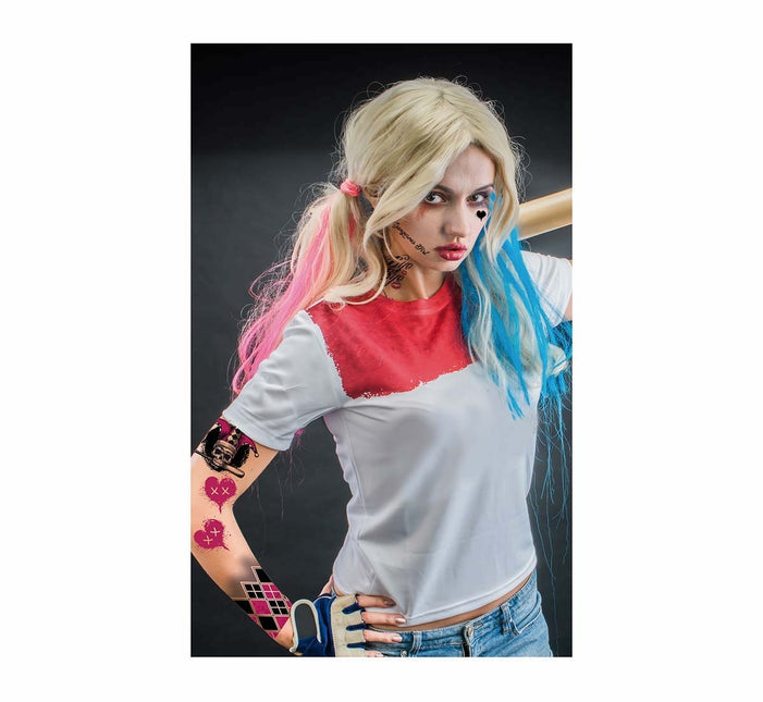 Faux tatouages Harley Quin