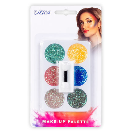 Set de maquillage pailleté 7 pièces