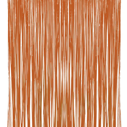 Rideau de porte orange 2m