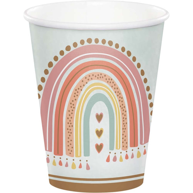 Gobelets arc-en-ciel 8pcs