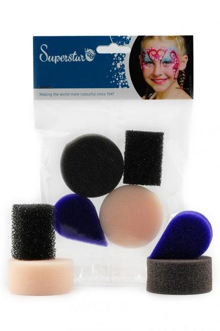 Mélange d'éponges colorées 8pcs