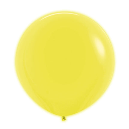 Ballons Néon Jaune 61cm 10pcs