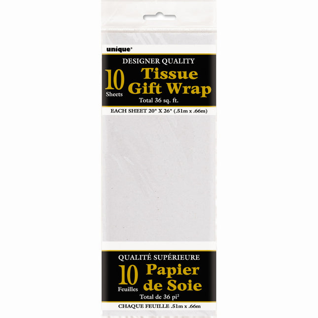 Papier buvard blanc 31cm 10pcs