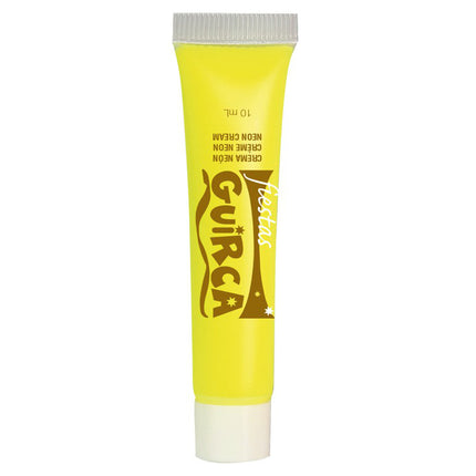Tube de maquillage jaune fluo 10ml