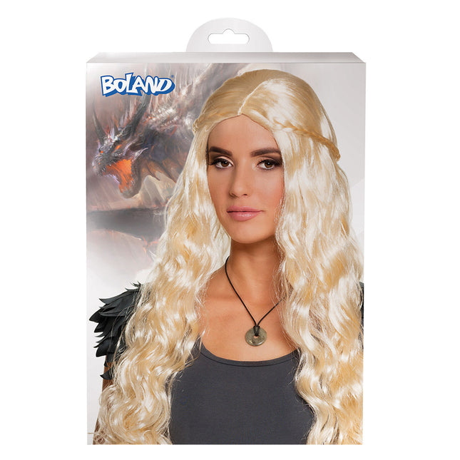 Perruque blonde Mère Dragon