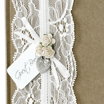 Livre d'or Kraft Lace 20.5cm