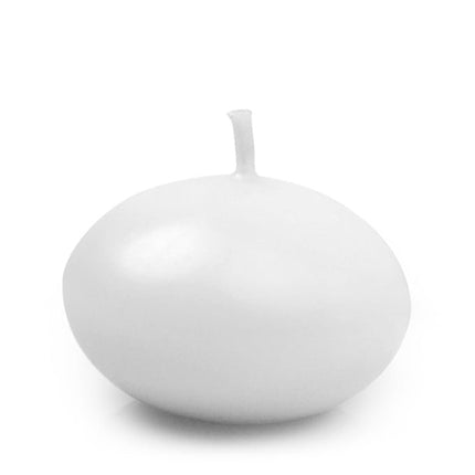 Bougies flottantes blanches 4cm 50pcs