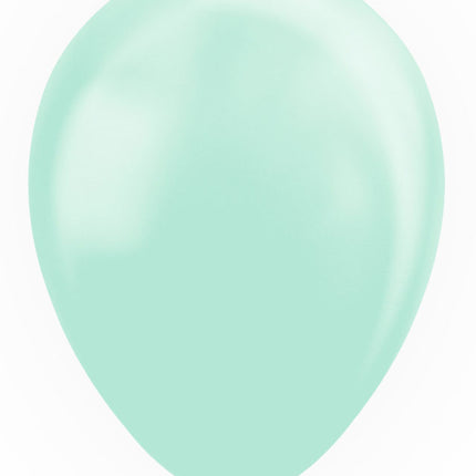 Ballons vert menthe Pastel Macaron 30cm 25pcs