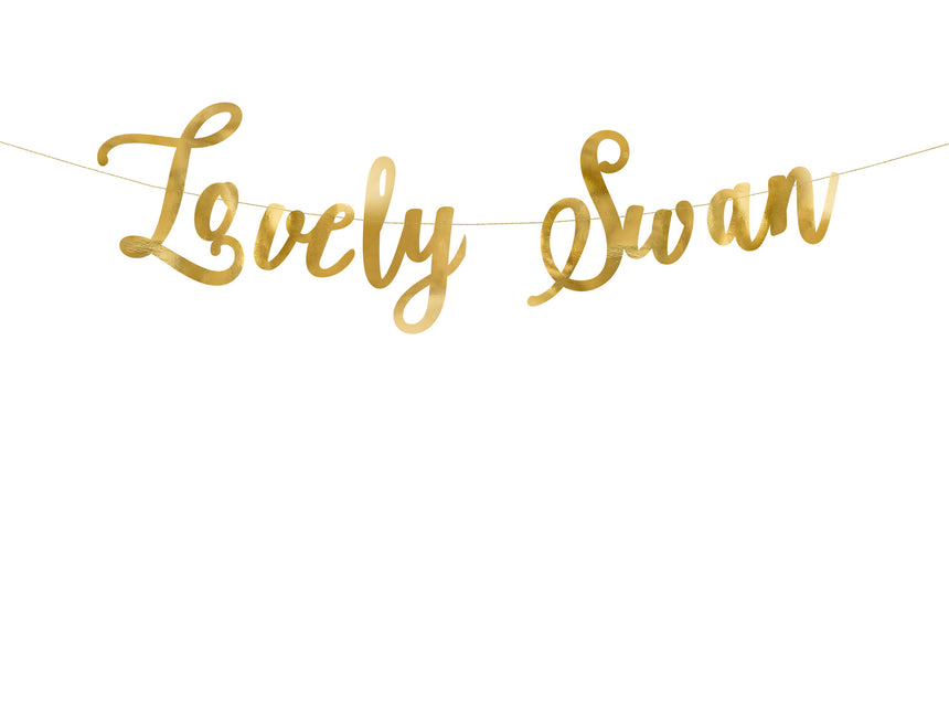 Guirlande Lovely Swan Gold 64cm