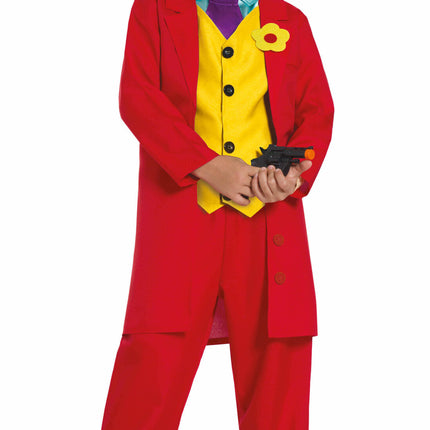 Costume de Joker enfant rouge