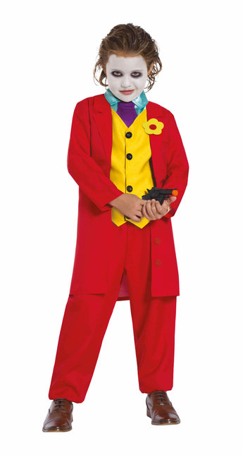 Costume de Joker enfant rouge