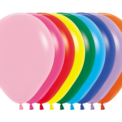 Ballons Fashion Mix 25cm 100pcs