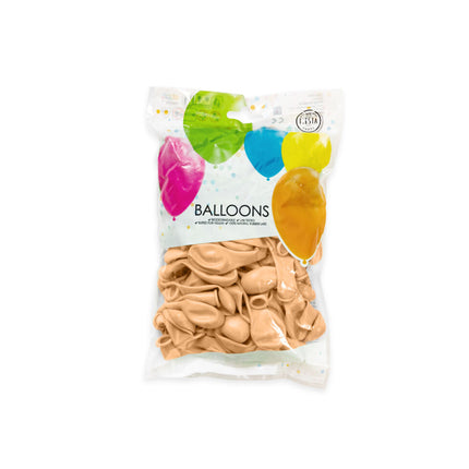 Ballons de baudruche beige 13cm 100pcs