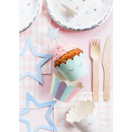 Moules à cupcake Licorne 6pcs