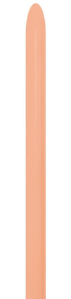 Ballons à modeler Peach Blush 2.5cm 152cm 50pcs