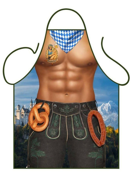 Tablier de cuisine Oktberfest Lederhose