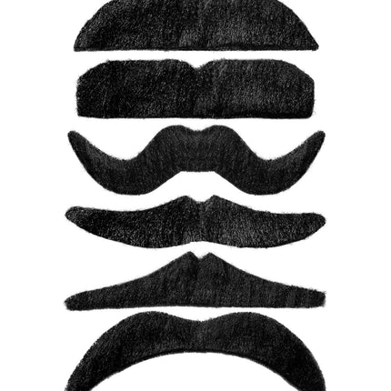 Fausse moustache noire 1pc