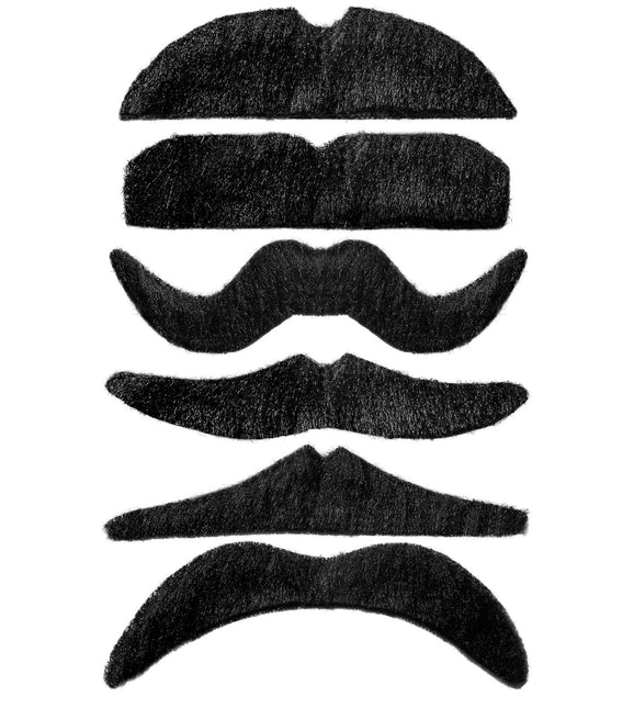 Fausse moustache noire 1pc