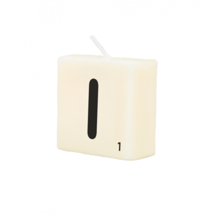 Bougie lettre I 4cm