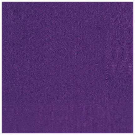 Serviettes de table violet foncé 24cm 20pcs
