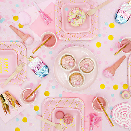 Confetti rond or