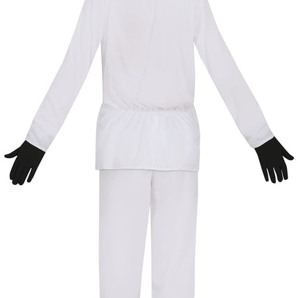 Costume de ninja garçon blanc