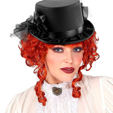 Chapeau noir High Rose