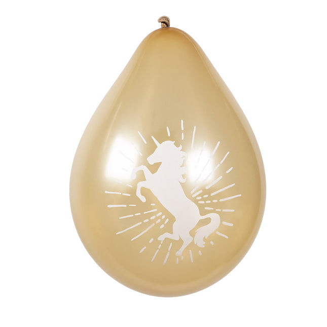 Ballons Licorne 25cm 6pcs