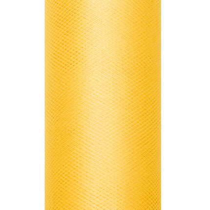 Rouleau de tulle jaune 30cm 9m