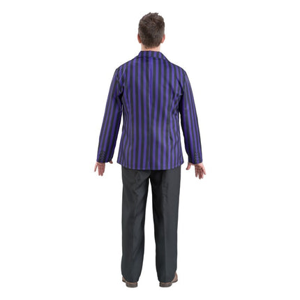 Costume Wednesday Uniforme scolaire noir/violet Hommes