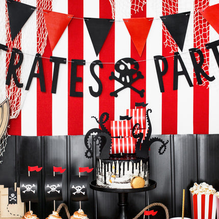 Guirlande Pirate Pirates Party Black 1m