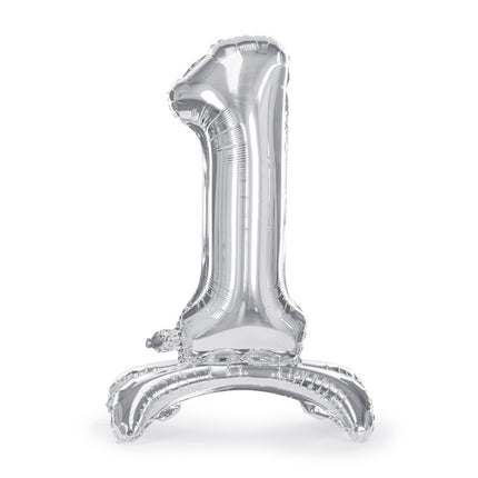 Ballon de baudruche Figure 1 Argent Standard Vide 70cm