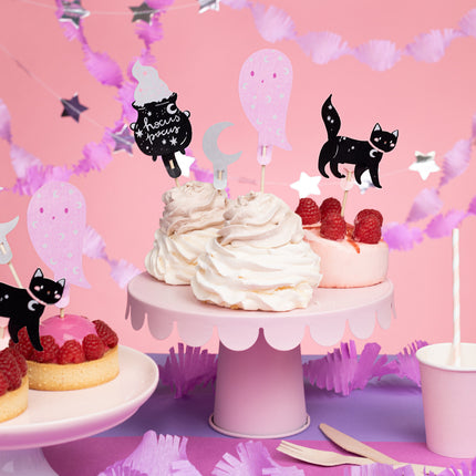 Dessus de cupcake d'Halloween 14cm 6pcs