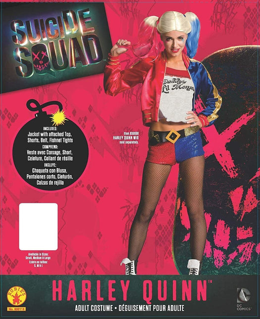 Costume de Harley Quinn 4 pièces