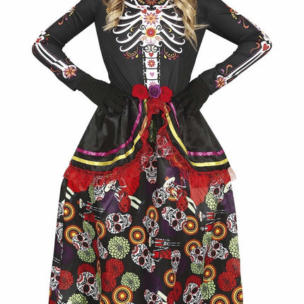 Dia De Los Muertos Costume Fille Fleur