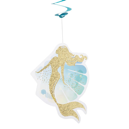 Décoration suspendue sirène 85cm