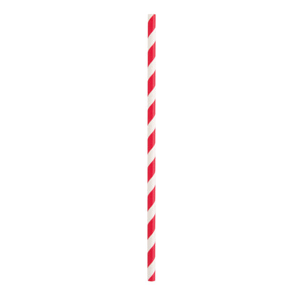 Pailles colorées en papier 40pcs