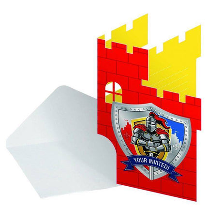 Invitations de chevalier 8pcs