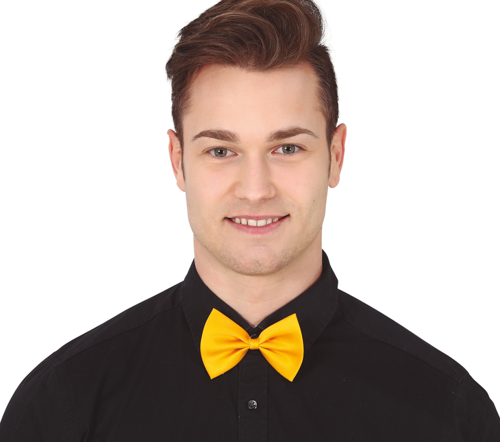 Noeud jaune 11cm