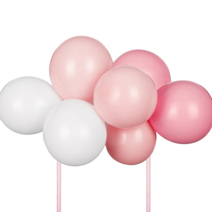 Dessus de gâteau rose Ballons 29cm