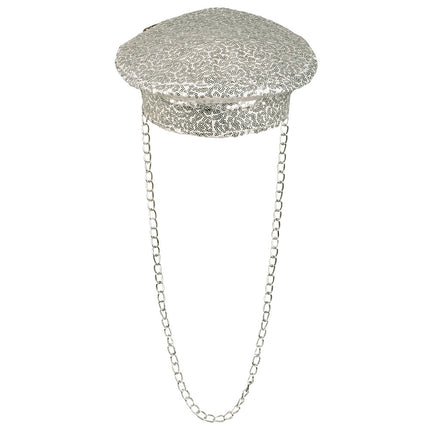 Casquette réversible blanc nacré