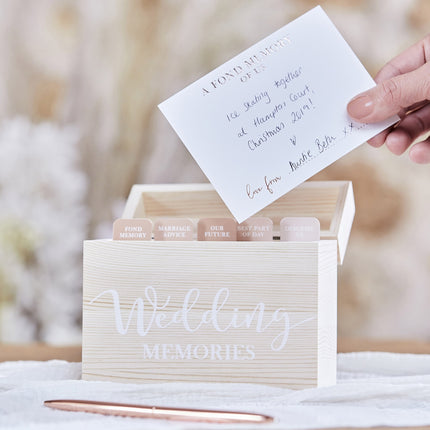 Boîte pour livre d'or de mariage 13.5cm