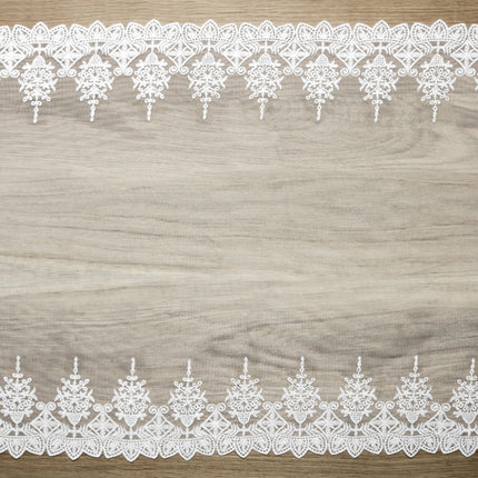 Chemin de table Dentelle Blanc 45cm 9m