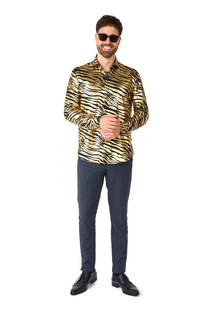 Chemise Tiger Gold Hommes <tc>OppoSuits</tc>