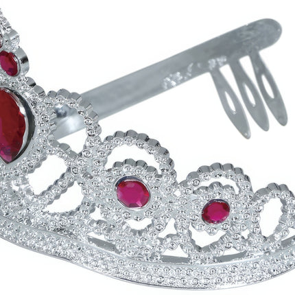 Tiare fille or avec diamants de couleur enfant