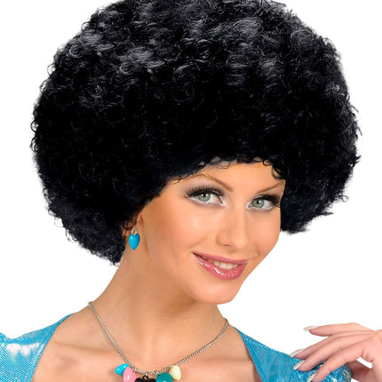Perruque afro unisexe noire