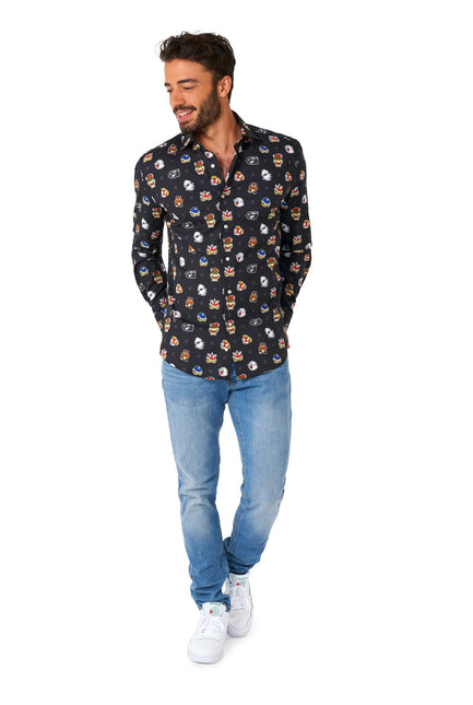 Chemise Super Mario Bad Guys Hommes <tc>OppoSuits</tc>