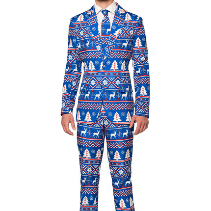 Costume bleu de Noël